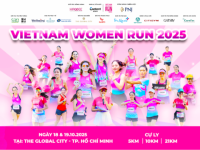 PNJ đồng hành chiến lược cùng Vietnam Women Run 2025, lan tỏa thông điệp “Sống đẹp” đến phụ nữ Việt