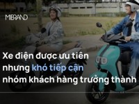 Xe điện được ưu tiên nhưng khó tiếp cận nhóm khách hàng trưởng thành, theo khảo sát của Mibrand