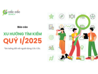 Cốc Cốc: Báo cáo xu hướng tìm kiếm của người dùng trong quý I/2025
