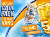 Khởi động mùa hè 2026, Tiger Beer mang chương trình “Bật lon Coolpack – Săn Tiger vàng” trở lại