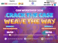 CAM WORKSHOP 2026: “Crack the Case, Weave the Way” chính thức mở đơn đăng ký