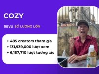 Cozy x REVU: 485 Creators tạo nên chiến dịch “Ngon rõ vị” phủ sóng mạng xã hội