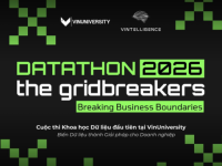 DATATHON 2026: Cuộc thi Khoa học Dữ liệu tại VinUni chính thức mở đơn mùa đầu tiên