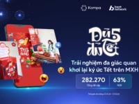Kompa.ai: “Đủ 5 Đủ Tết” – Trải nghiệm đa giác quan khơi lại ký ức Tết trên MXH