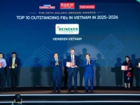 HEINEKEN Việt Nam được vinh danh tại giải thưởng Rồng Vàng 2026 nhờ nỗ lực tiên phong phát triển bền vững