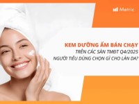 Kem dưỡng ẩm bán chạy trên TMĐT quý IV/2025: Người tiêu dùng đang chọn gì cho làn da?