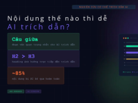 Nội dung như thế nào thì dễ được AI trích dẫn?