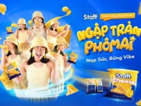 [Case-study] Chiến dịch ra mắt sandwich phô mai Staff Cheese: “Ngập tràn phô mai – Nạp sức, Bừng vibe”