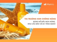 Metric: Thị trường Kem chống nắng trên TMĐT 2026 bùng nổ đầu mùa nóng, nhu cầu bảo vệ da tăng mạnh