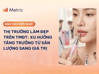 Báo cáo thị trường Làm đẹp trên TMĐT: Xu hướng tăng trưởng từ sản lượng sang giá trị