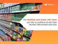 Thị trường Sữa nước Việt Nam qua lăng kính sàn TMĐT Shopee năm 2026