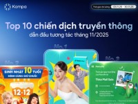 Kompa.ai: Top 10 chiến dịch truyền thông nổi bật của tháng 12/2025