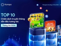 Kompa.ai: Top 10 chiến dịch truyền thông nổi bật của tháng 6/2026