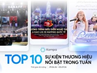 Kompa.ai: Top 10 sự kiện thương hiệu nổi bật tuần 29/6-5/7/2026