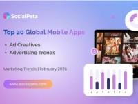 SocialPeta: Top ứng dụng di động toàn cầu tháng 2/2026 xếp hạng theo quảng cáo, doanh thu và lượt tải