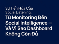 Sự tiến hóa của Social Listening: Từ Monitoring đến Social Intelligence — Và vì sao Dashboard không còn đủ?