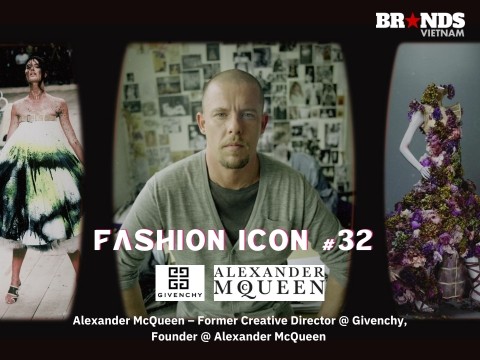 Fashion Icon #32: Alexander McQueen – Khi thời trang trở thành sân khấu của cảm xúc và nỗi ám ảnh