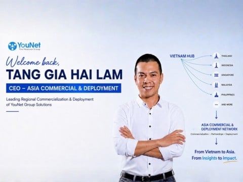 YouNet Group bổ nhiệm CEO Asia Commercial & Deployment