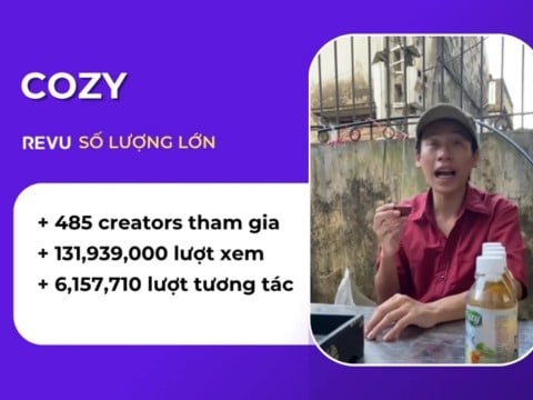 Cozy x REVU: 485 Creators tạo nên chiến dịch “Ngon rõ vị” phủ sóng mạng xã hội