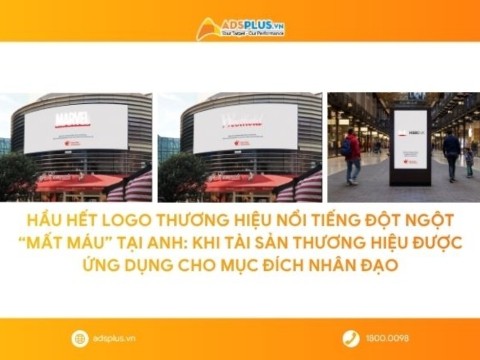 Hàng loạt logo quen thuộc đột ngột “mất máu” tại Anh: Vai trò của Brand Asset trong marketing nhân đạo
