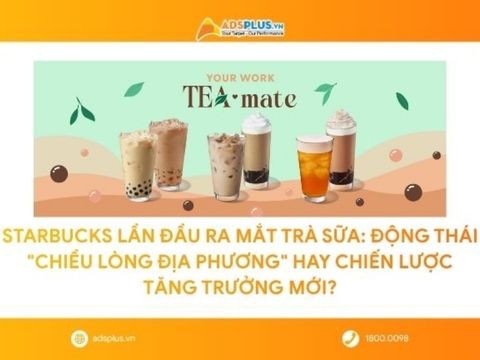 Starbucks lần đầu ra mắt trà sữa: Động thái “chiều lòng địa phương” hay chiến lược tăng trưởng mới?