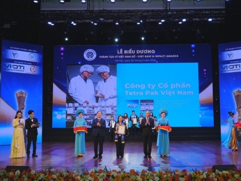 Tetra Pak nhận hai giải thưởng tại Vietnam I4 Impact Awards 2026