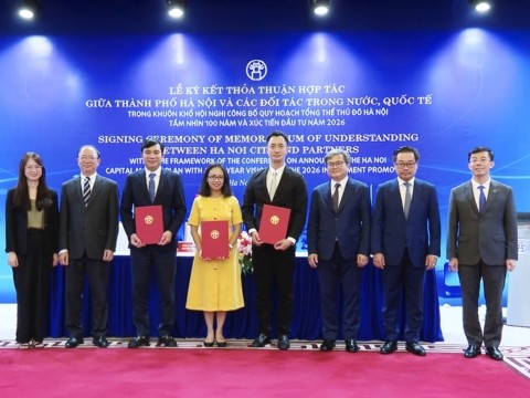 Thành phố Hà Nội và Grab hợp tác thúc đẩy phát triển đô thị thông minh và chuyển đổi số