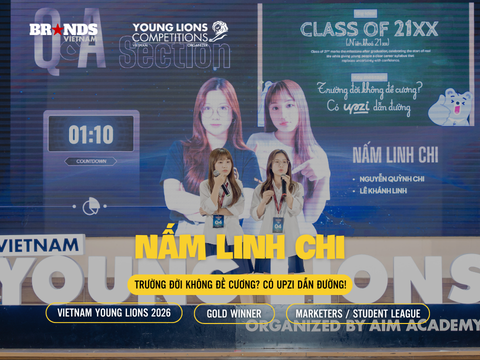 Vietnam Young Lions 2026: Nấm Linh Chi và hành trình biến “Đề cương trường đời” thành ý tưởng chiến thắng
